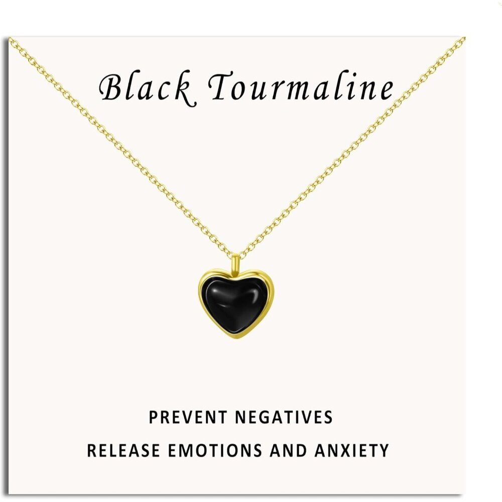 Stunning Black Tourmaline Pendant Necklace - Perfect for Gifting & Daily Wear